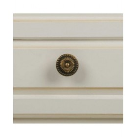 Comodino Alexandra House Living Bianco Naturale 33 x 53 x 37 cm