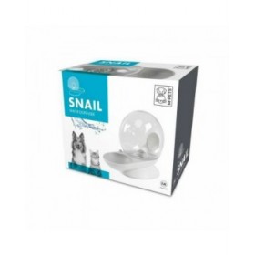 Abbeveratoio MPETS Snail Bianco 2,8 L