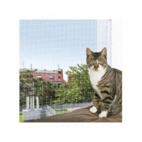 Rete di sicurezza Trixie 44343 Trasparente 8 x 3 m Nylon Gatto