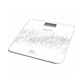 Bilancia Digitale da Bagno Little Balance Talking Voice Bianco Nero Vetro Temperato