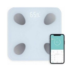 Bilancia Digitale da Bagno Livoo DOM428 Bianco Batterie x 3