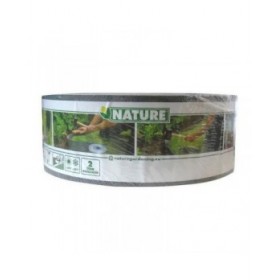 Recinzione da Giardino Nature Grigio Polietilene 7,5 cm x 10 m