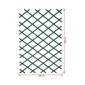 Griglia Nature A scomparsa Verde Plastica 1 x 2 m