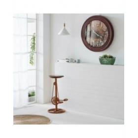 Orologio da Parete Alexandra House Living Rosso Legno di abete Legno MDF 80 x 8 x 80 cm