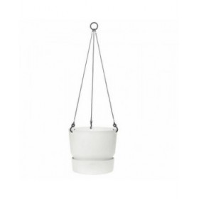 Vaso sospeso Elho Greenville Bianco Plastica Ø 23,9 x 20,3 cm