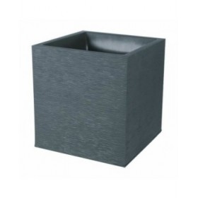 Vaso EDA Quadrato Grigio scuro (39 x 39 x 43 cm)