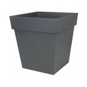 Vaso EDA Tuscany Grigio Grigio scuro Quadrato Ø 50 cm