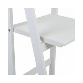 Scaffale Alexandra House Living Bianco Legno di paulownia Legno MDF 38 x 115 x 41 cm Scala