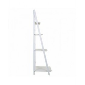 Scaffale Alexandra House Living Bianco Legno di paulownia Legno MDF 38 x 150 x 41 cm Scala