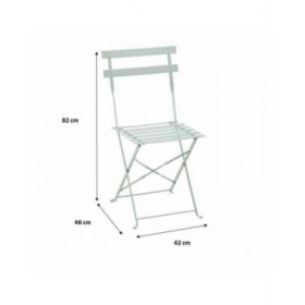 Tavolo con 2 sedie Verde 60 x 71 cm 42 x 45 x 82 cm