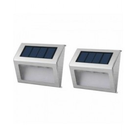 Lampada Lumisky 2X Wally W8 Bianco Acciaio 1 W (2 Unità)
