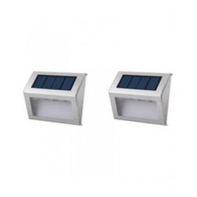 Lampada Lumisky 2X Wally W8 Bianco Acciaio 1 W (2 Unità)