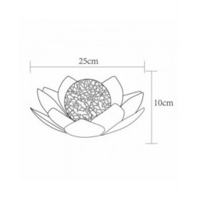 Lampada ad energia solare Galix Waterlily 25 cm