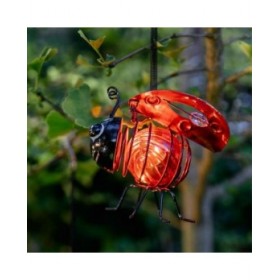 Decorazione luminosa Galix Coccinella Metallo Plastica