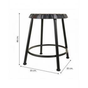 Sgabello Alexandra House Living Metallo Ferro 35 x 46 x 35 cm