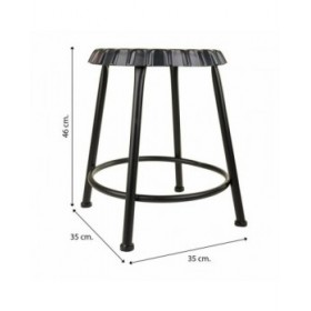 Sgabello Alexandra House Living Metallo Ferro 35 x 46 x 35 cm