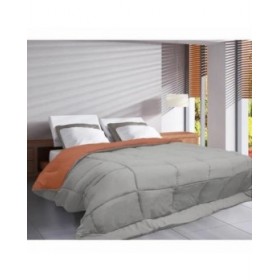 Piumino Poyet  Motte Marrone Grigio 400 g /m² 200 x 200 cm