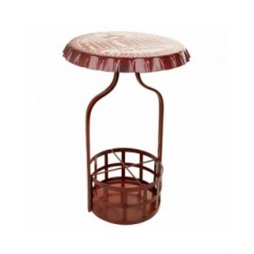 Tavolo aggiuntivo Alexandra House Living 42 x 60 x 42 cm Portabottiglie