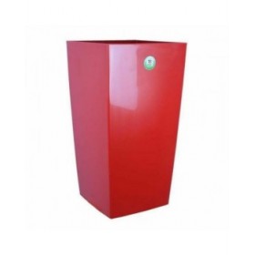 Vaso Riviera Nuance Rosso 38 x 38 x 69 cm 67 L Quadrato