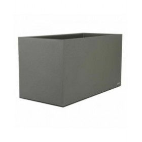 Vaso Riviera Rettangolare Grigio 80 x 40 cm Granito