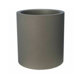 Vaso Riviera Ø 40 cm Grigio Plastica Rotondo