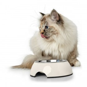 Ciotola per cani Hunter Melammina Acciaio inossidabile Bianco 350 ml (18,5 x 18,5 x 9,5 cm)