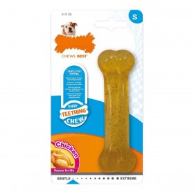 Giocattolo da mordere per cani Nylabone Taglia S Pollo Termoplastico Cuccioli