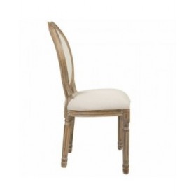 Sedia da Sala da Pranzo Alexandra House Living Beige 46 x 96 x 48 cm