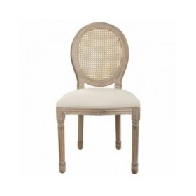 Sedia da Sala da Pranzo Alexandra House Living Beige 46 x 96 x 48 cm