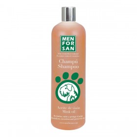 Shampoo per animali domestici Menforsan 1 L Cane Olio di visone
