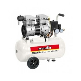Compressore d'Aria MECAFER 425523 Orizzontale Silenzioso 8 bar 24 L
