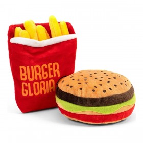 Peluche per cani Gloria Hamburdog Sandwich, Hamburger