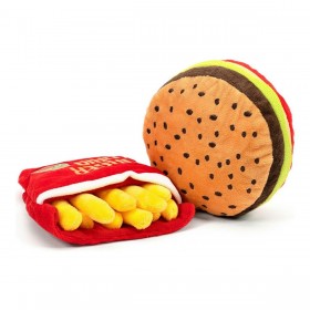 Peluche per cani Gloria Hamburdog Sandwich, Hamburger