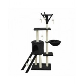 Tiragraffi per Gatti Jipsy 50 x 35 x 138 cm Nero