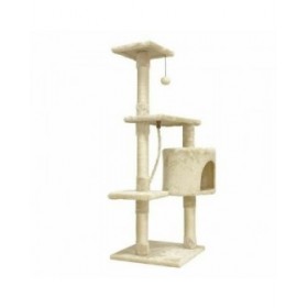 Tiragraffi per Gatti Paloma 40 x 40 x 114 cm Beige