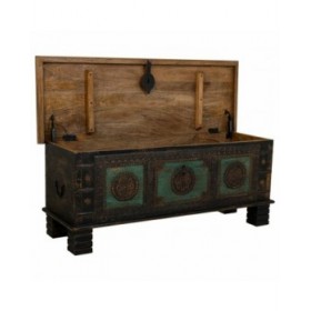 Baule Alexandra House Living Legno di mango 40 x 46 x 115 cm