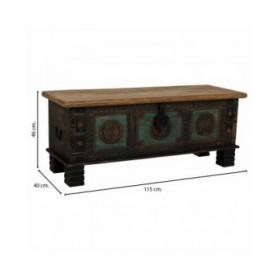 Baule Alexandra House Living Legno di mango 40 x 46 x 115 cm