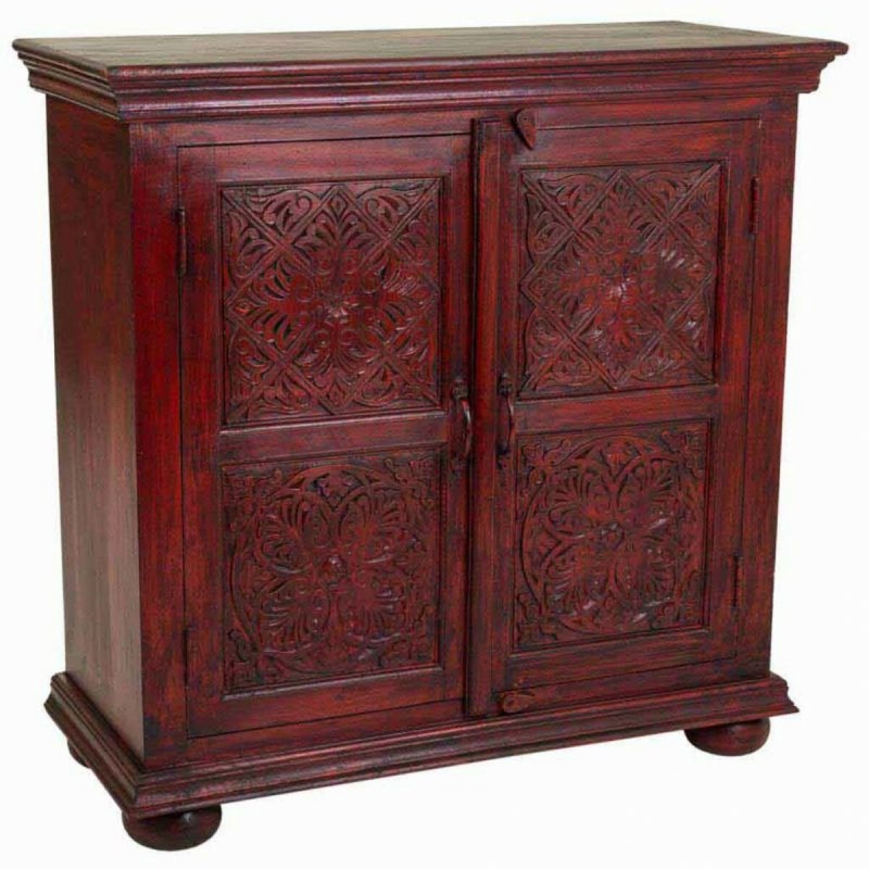 Ingresso Alexandra House Living Rosso 40 x 90 x 90 cm