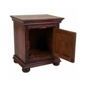Comodino Alexandra House Living Rosso 40 x 59 x 50 cm