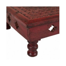 Tavolino da Caffè Alexandra House Living Rosso 33 x 14 x 33 cm
