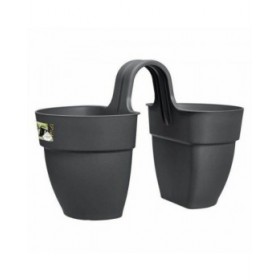Vaso Elho Vibia Campana Twin 38,4 x 20,5 x 26,5 cm Antracite