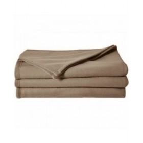 Coperta Poyet  Motte Marrone 220 x 240 cm 100 % poliestere