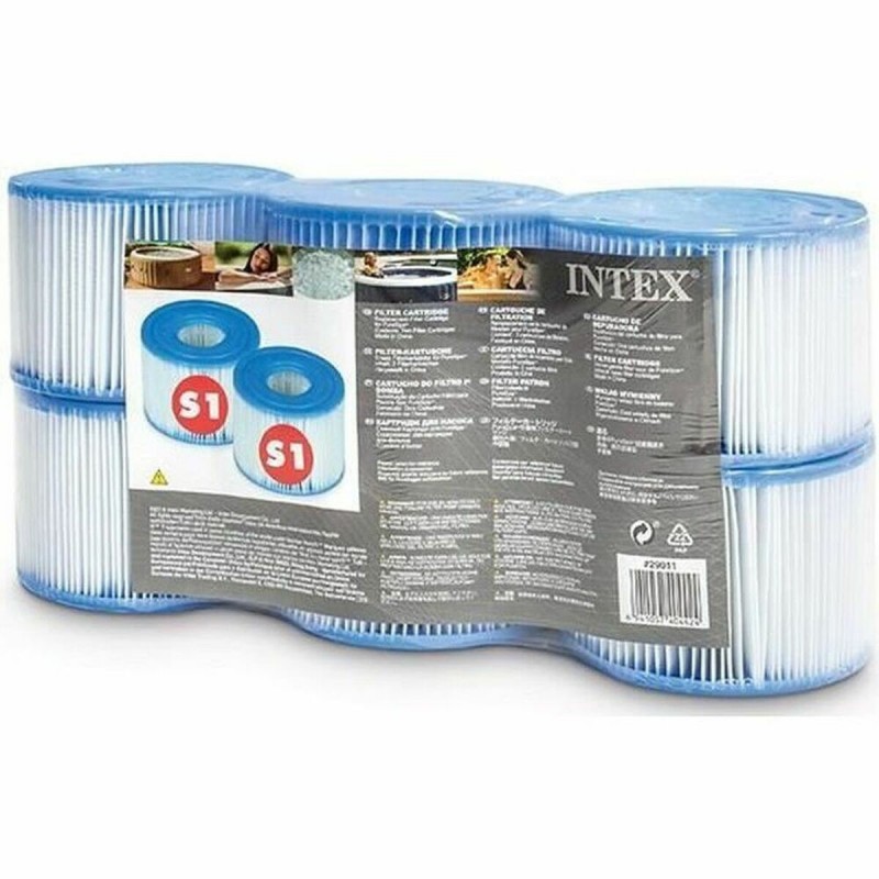 Filtro per Sistema di Filtraggio Intex 29011 (6 Unità)