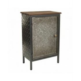 Comodino Alexandra House Living Marrone Grigio 23 x 56 x 37 cm