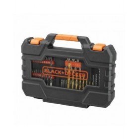 Set di punte per trapano e punte per trapano Black & Decker A7231 76 Pezzi