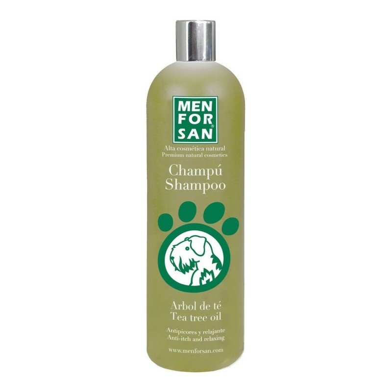 Shampoo per animali domestici Menforsan Caramello 1 L Cane Albero del tè