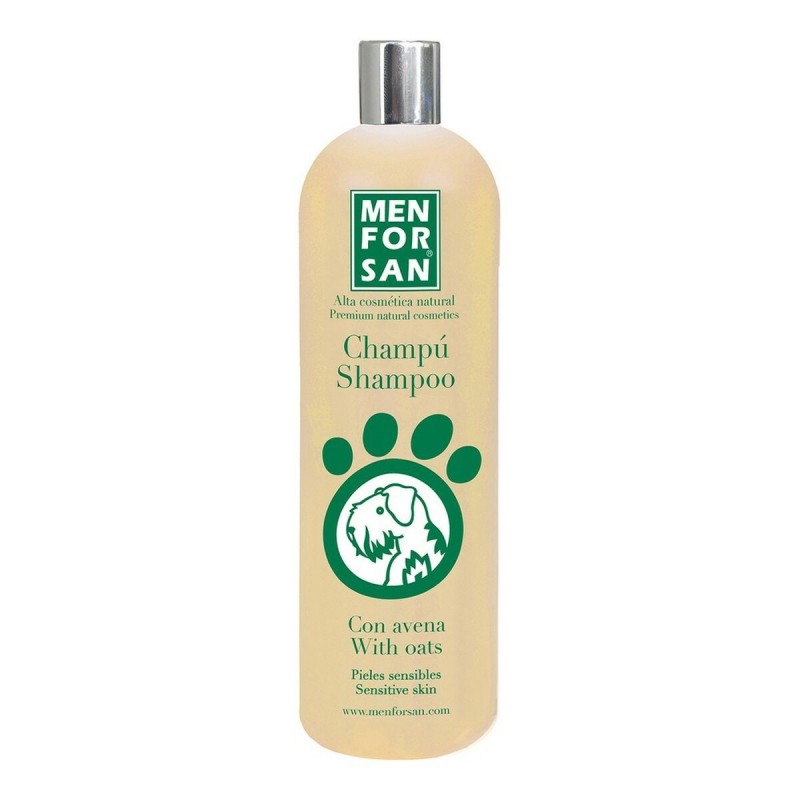 Shampoo per animali domestici Menforsan 1 L Cane Avena