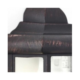Applique da Parete Brilliant Newport Esterno Nero arrugginito E27 60 W