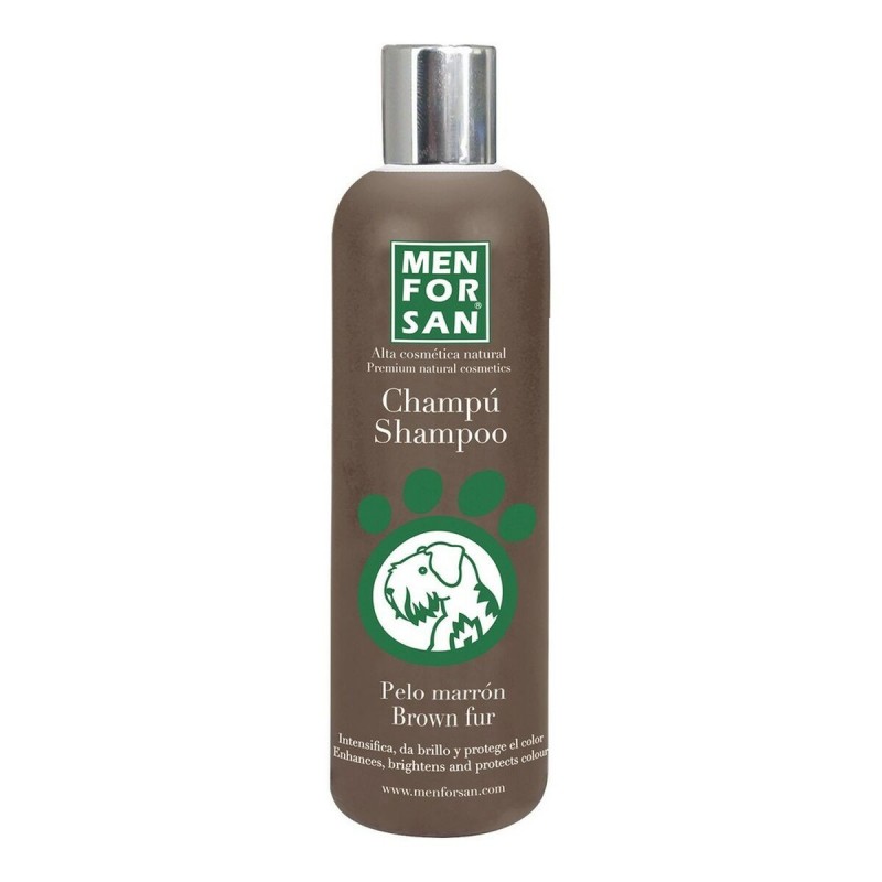 Shampoo per animali domestici Menforsan 300 ml Cane Capelli castani