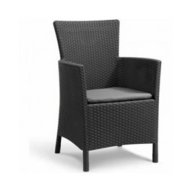 Poltrona da giardino Allibert by KETER 215526 Grigio 62 x 60 x 89 cm